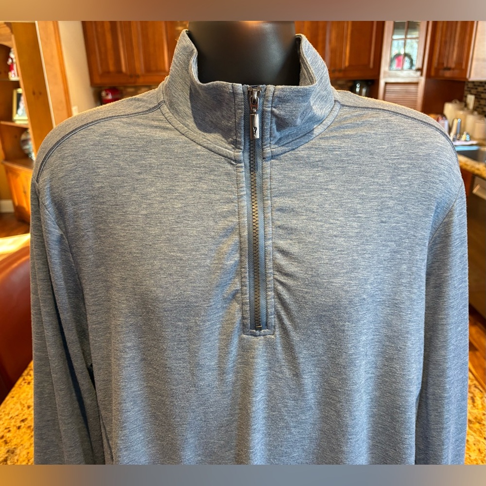 Tommy Bahama Heather blue Quarter-Zip Pullover‎ - Picture 10 of 10
